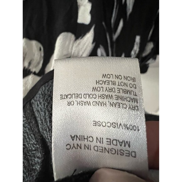 Yumi Kim Womens Small Black Meant To Be Dress Long Sleeve Floral Mini Crew Neck - Picture 11 of 11